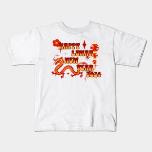 Happy Lunar New Year 2024 Kids T-Shirt